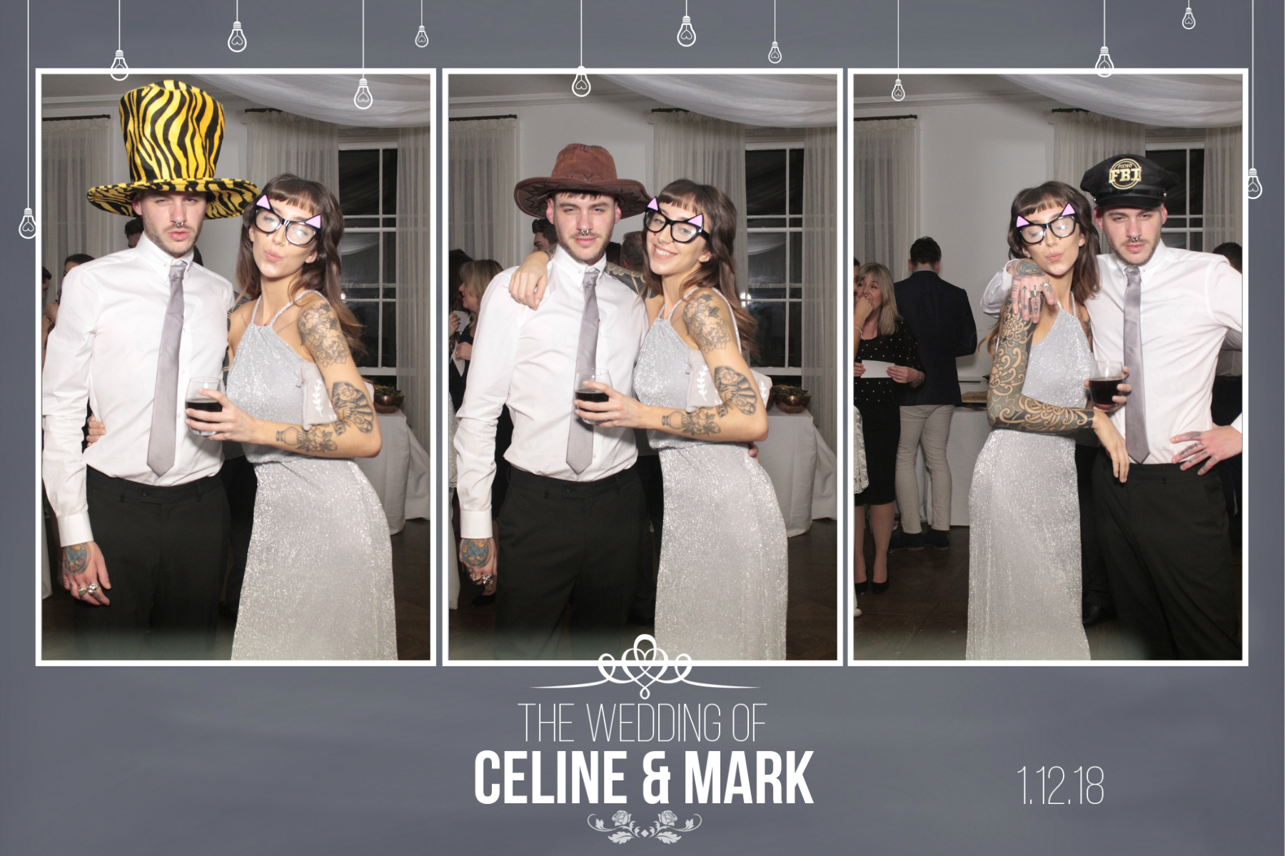 Mark and Celine's Wedding | View more photos from the event at gallery.myphotoboothexperience.co.uk/u/MyPhotoBoothExperienceLtd/Mark-and-Celines-Wedding